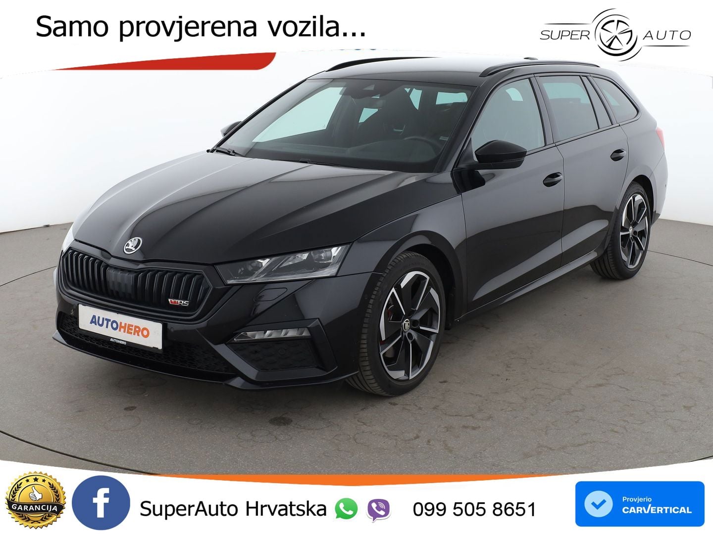 Škoda Octavia Combi RS 2.0 TDI (200 KS) DSG LED+GR SJED+ACC
