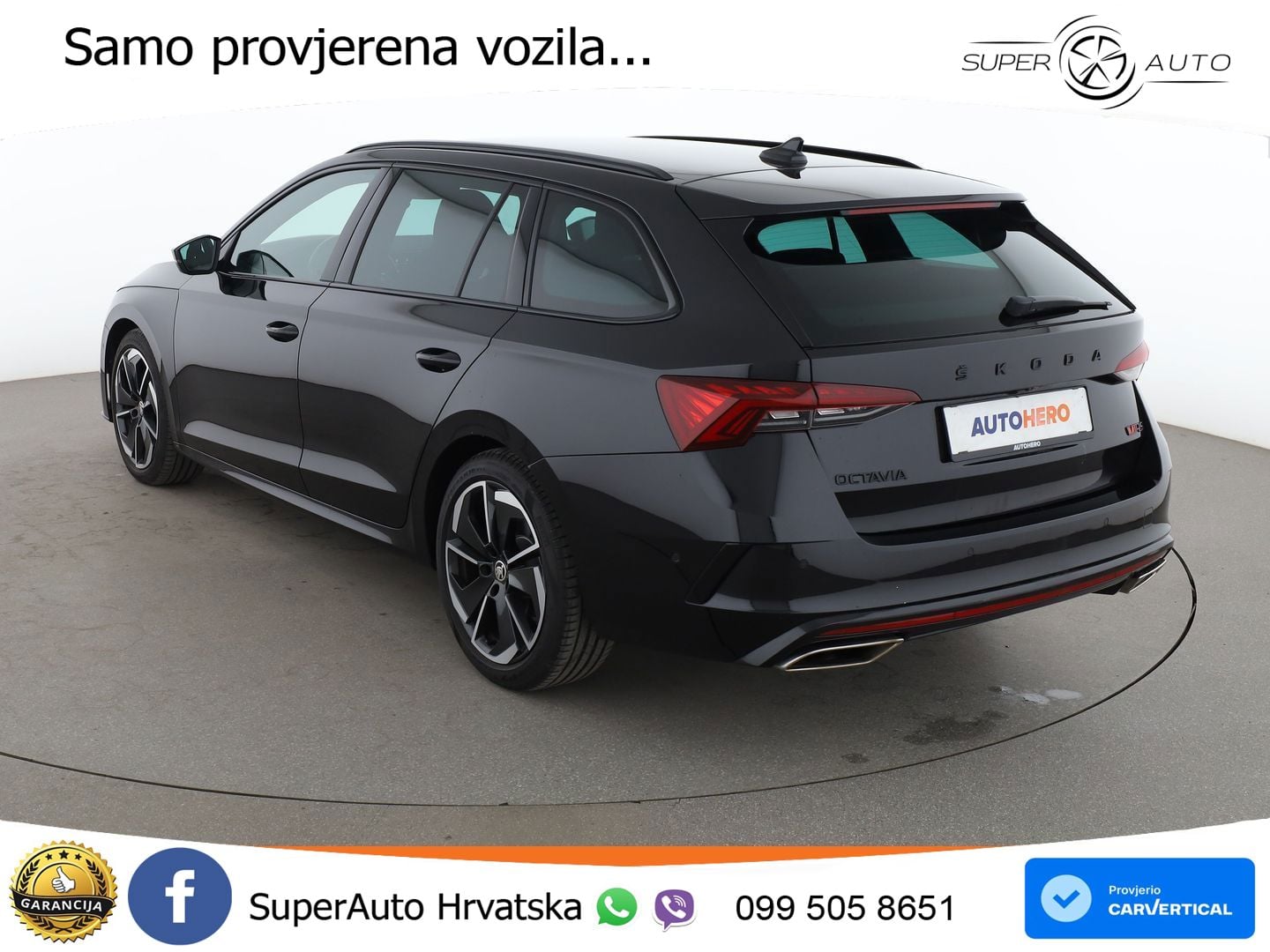 Škoda Octavia Combi RS 2.0 TDI (200 KS) DSG LED+GR SJED+ACC