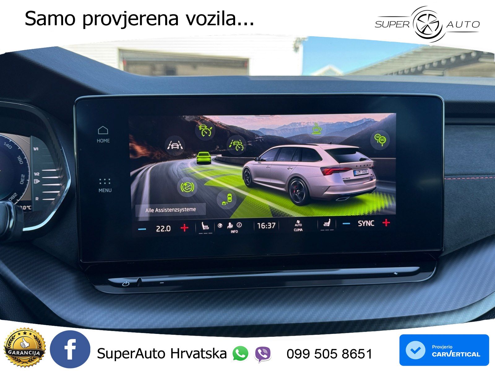 Škoda Octavia Combi RS 2.0 TDI (200 KS) DSG LED+GR SJED+ACC