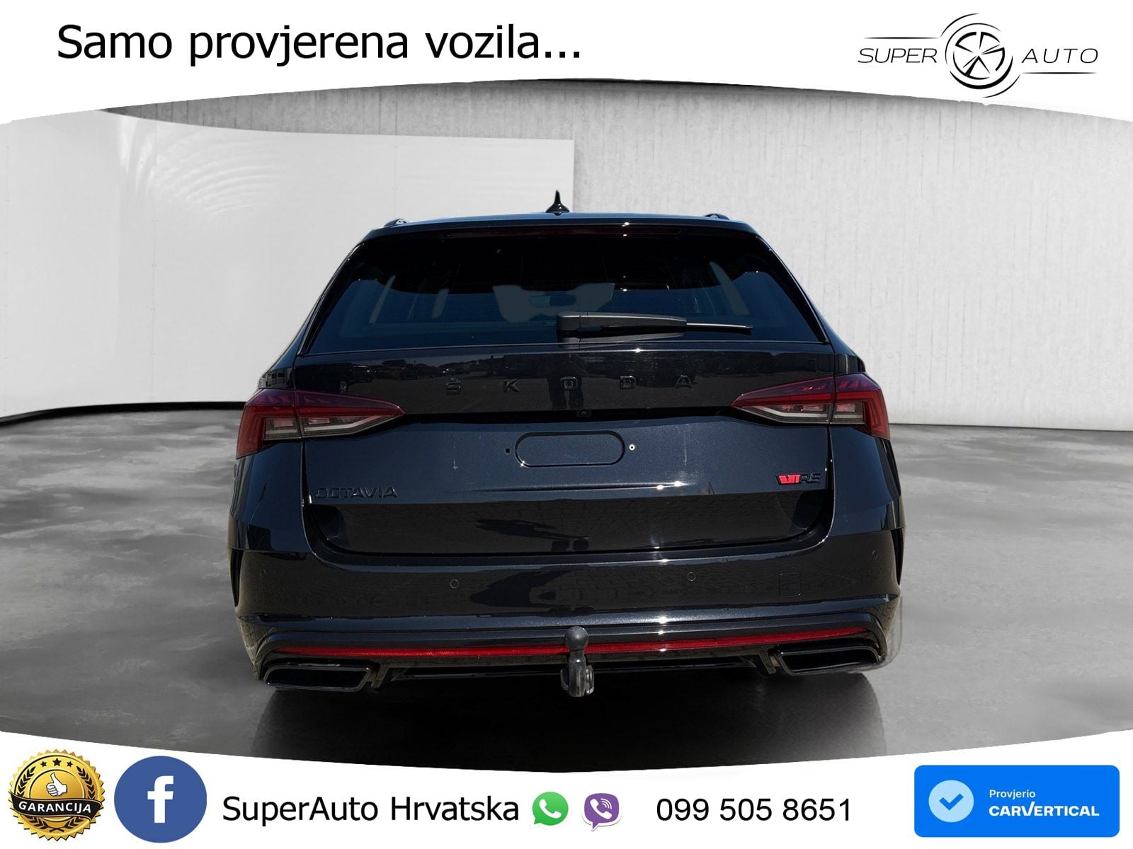Škoda Octavia Combi RS 2.0 TDI (200 KS) DSG LED+GR SJED+ACC