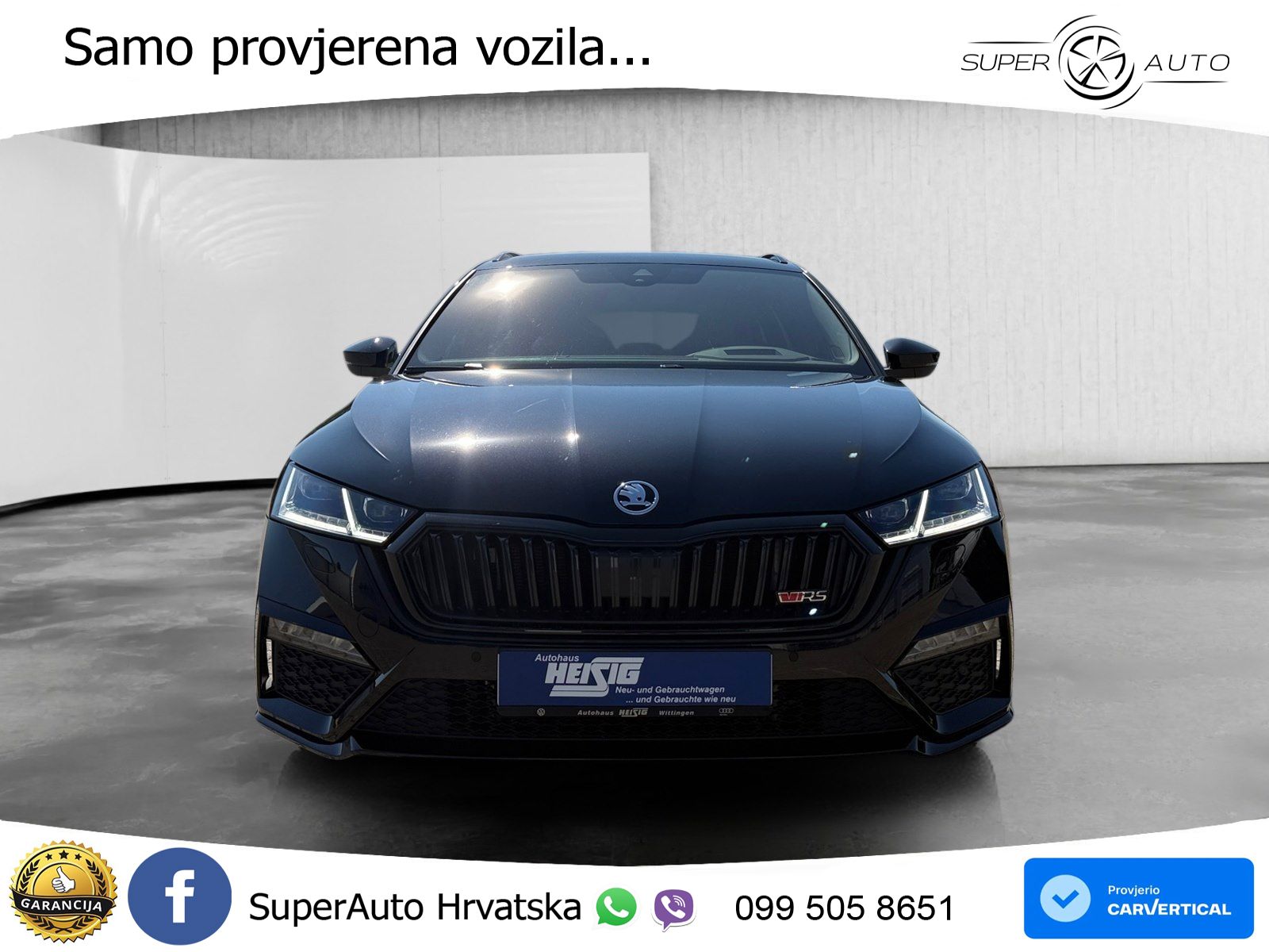 Škoda Octavia Combi RS 2.0 TDI (200 KS) DSG LED+GR SJED+ACC