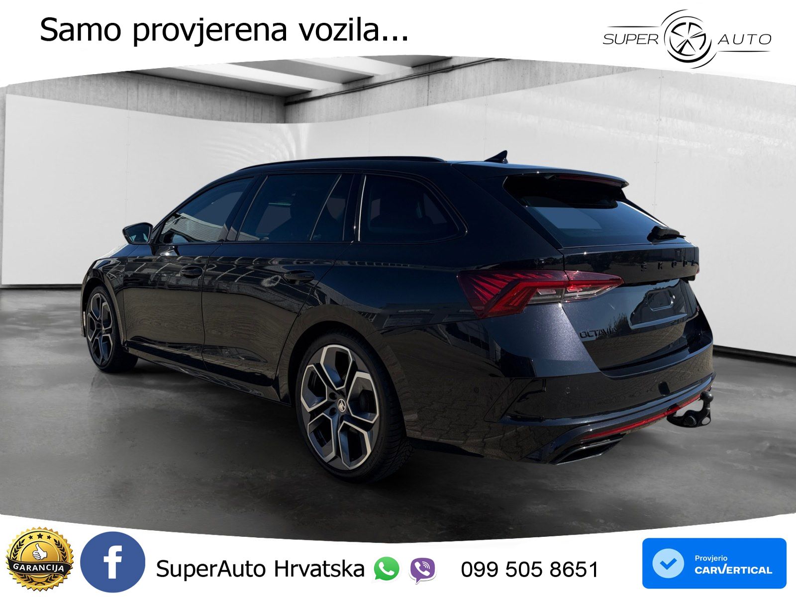Škoda Octavia Combi RS 2.0 TDI (200 KS) DSG LED+GR SJED+ACC
