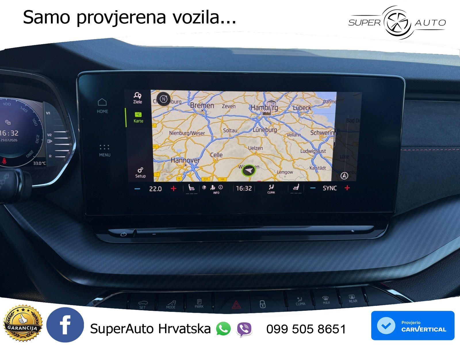 Škoda Octavia Combi RS 2.0 TDI (200 KS) DSG LED+GR SJED+ACC