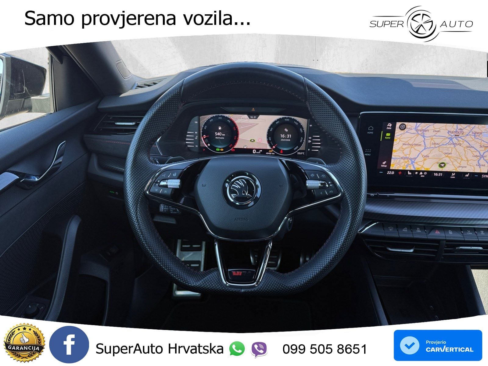 Škoda Octavia Combi RS 2.0 TDI (200 KS) DSG LED+GR SJED+ACC