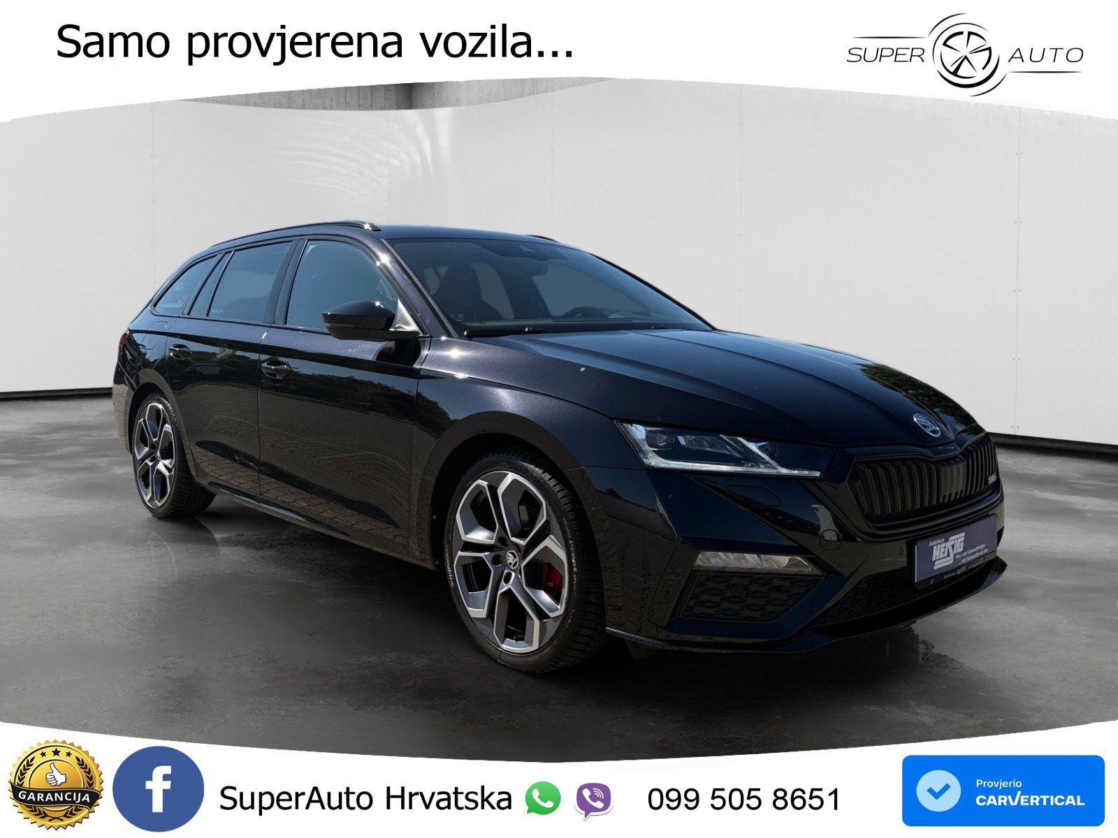 Škoda Octavia Combi RS 2.0 TDI (200 KS) DSG LED+GR SJED+ACC