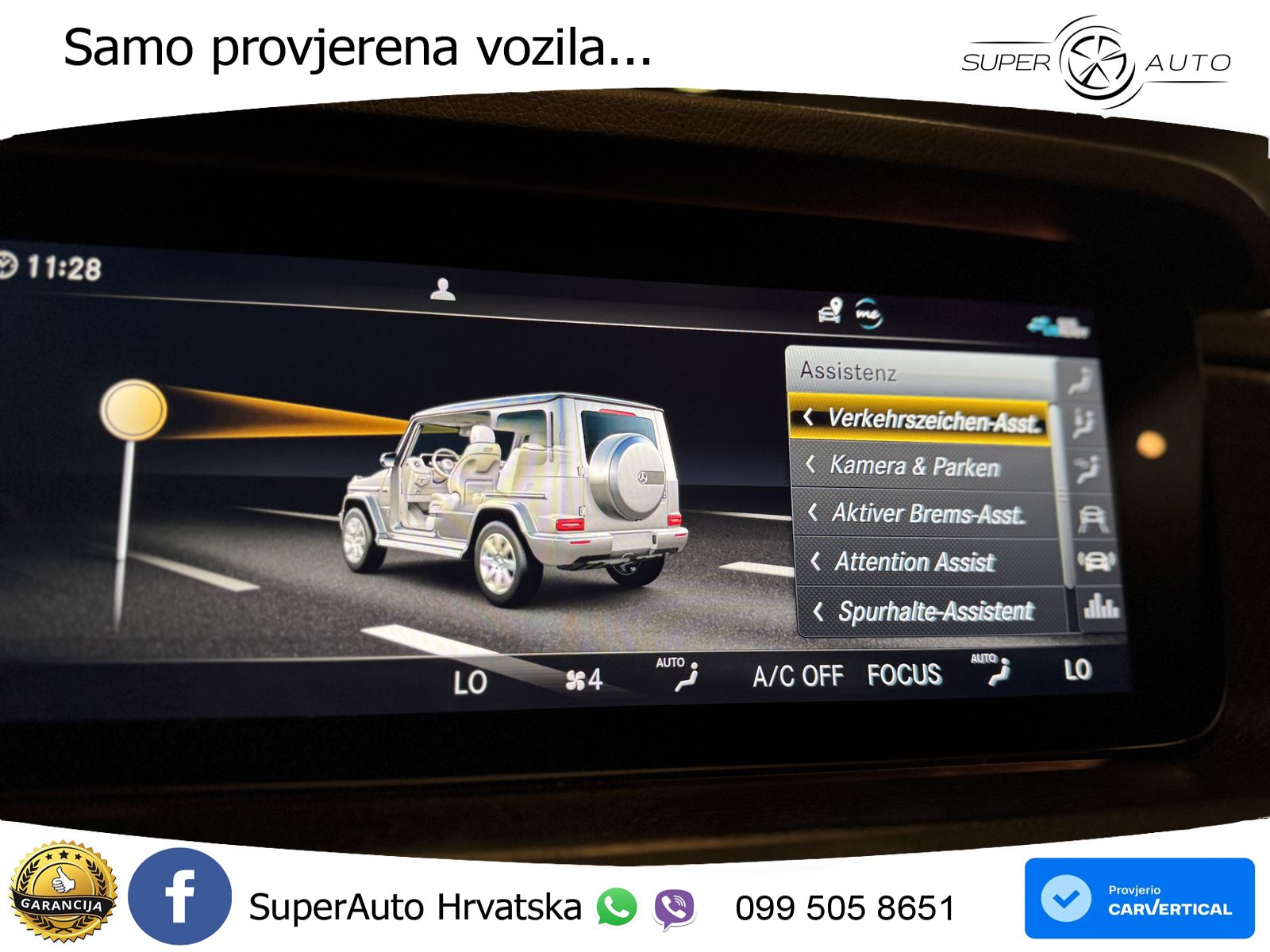 Mercedes G 500 Long V8 (422 KS) 4MATIC 9G-TRONIC ZRAČNI+ACC+4xGR SJED+360