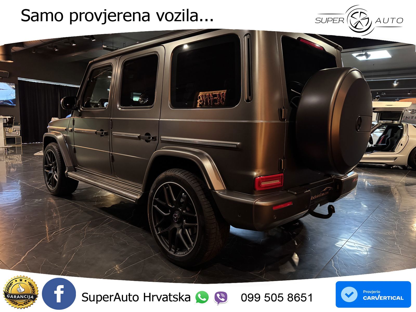Mercedes G 500 Long V8 (422 KS) 4MATIC 9G-TRONIC ZRAČNI+ACC+4xGR SJED+360
