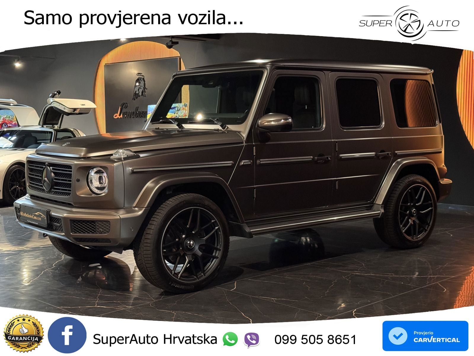Mercedes G 500 Long V8 (422 KS) 4MATIC 9G-TRONIC ZRAČNI+ACC+4xGR SJED+360