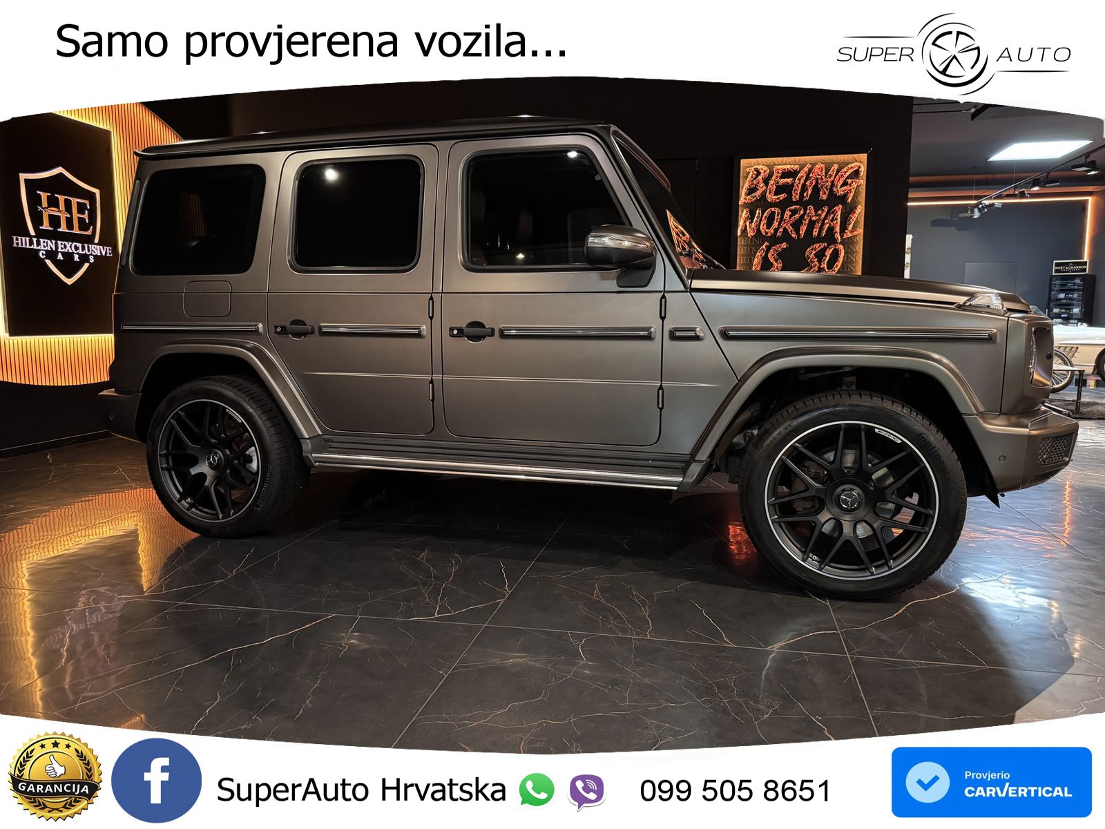 Mercedes G 500 Long V8 (422 KS) 4MATIC 9G-TRONIC ZRAČNI+ACC+4xGR SJED+360