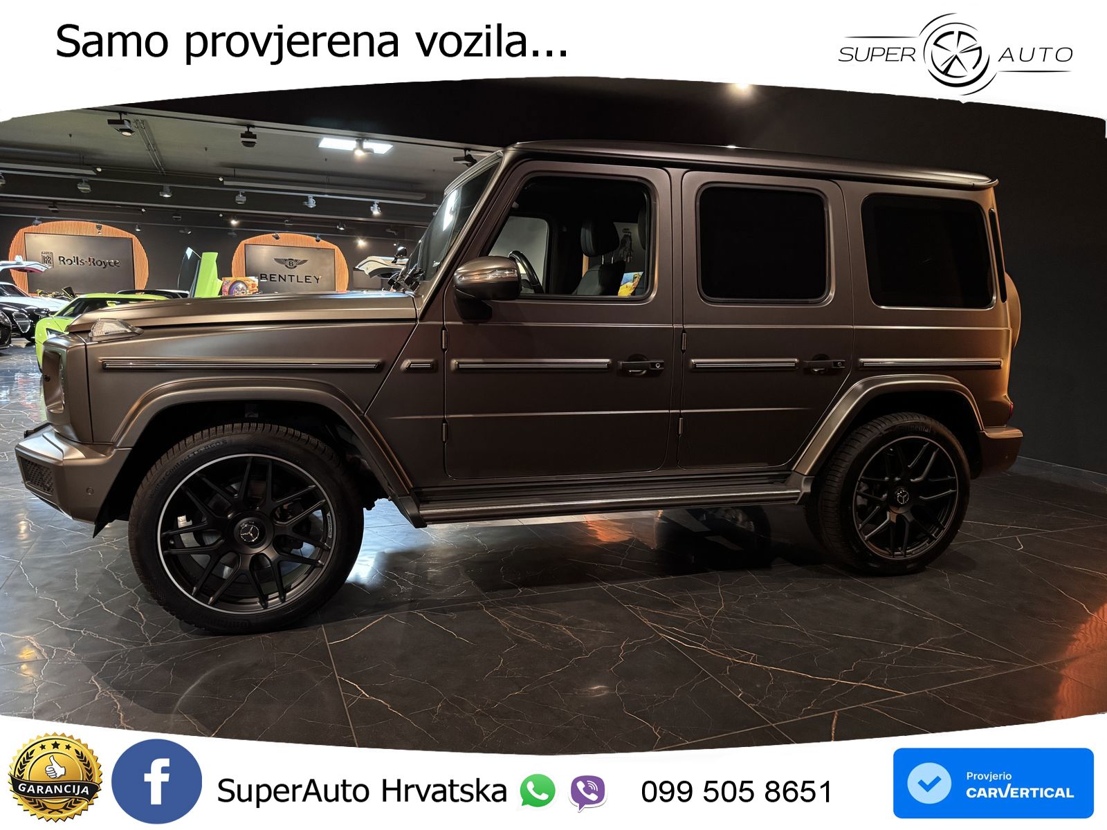 Mercedes G 500 Long V8 (422 KS) 4MATIC 9G-TRONIC ZRAČNI+ACC+4xGR SJED+360