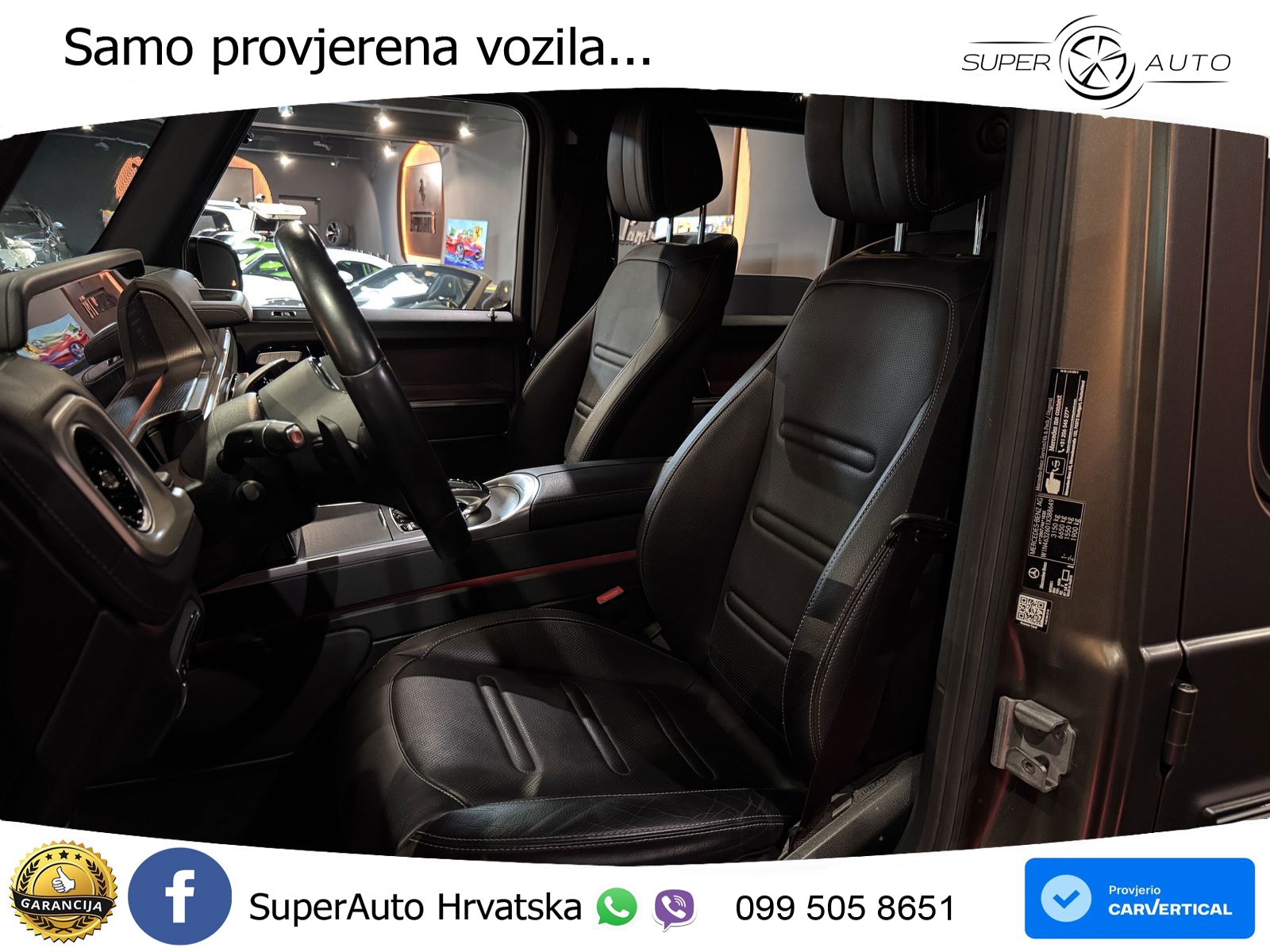 Mercedes G 500 Long V8 (422 KS) 4MATIC 9G-TRONIC ZRAČNI+ACC+4xGR SJED+360