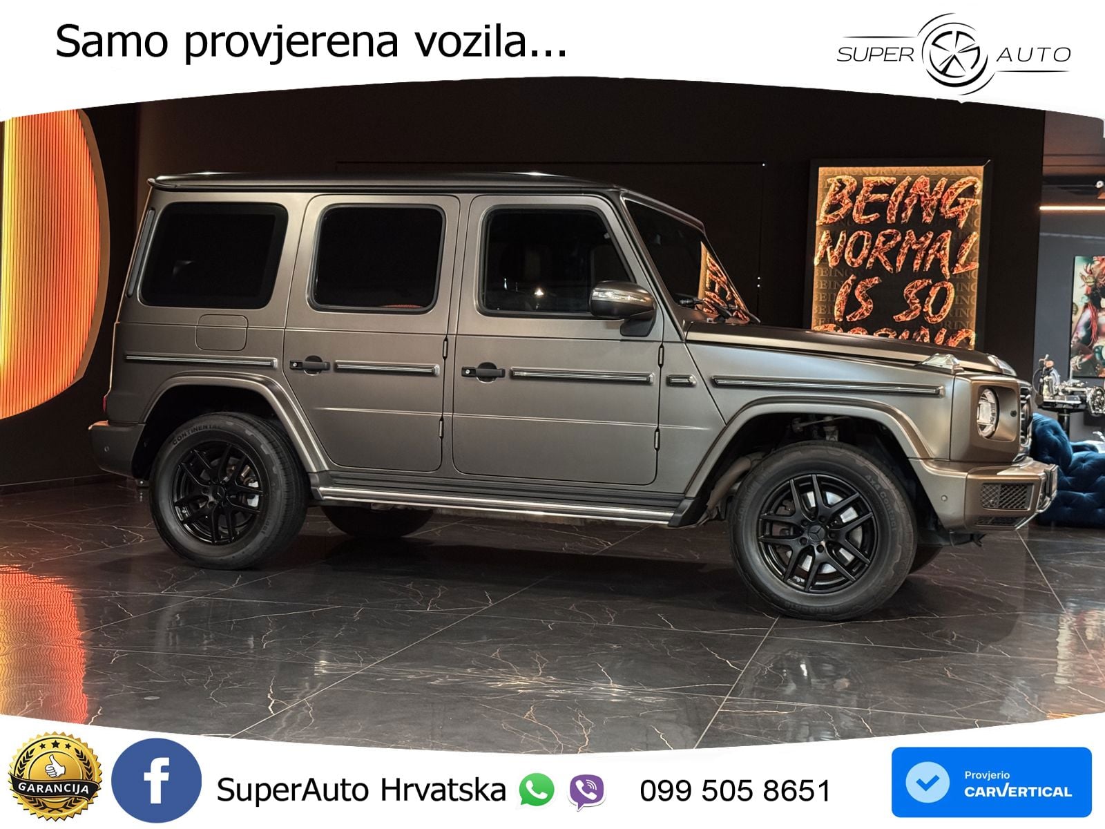 Mercedes G 500 Long V8 (422 KS) 4MATIC 9G-TRONIC ZRAČNI+ACC+4xGR SJED+360