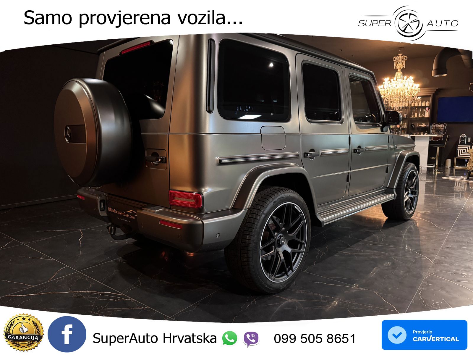 Mercedes G 500 Long V8 (422 KS) 4MATIC 9G-TRONIC ZRAČNI+ACC+4xGR SJED+360