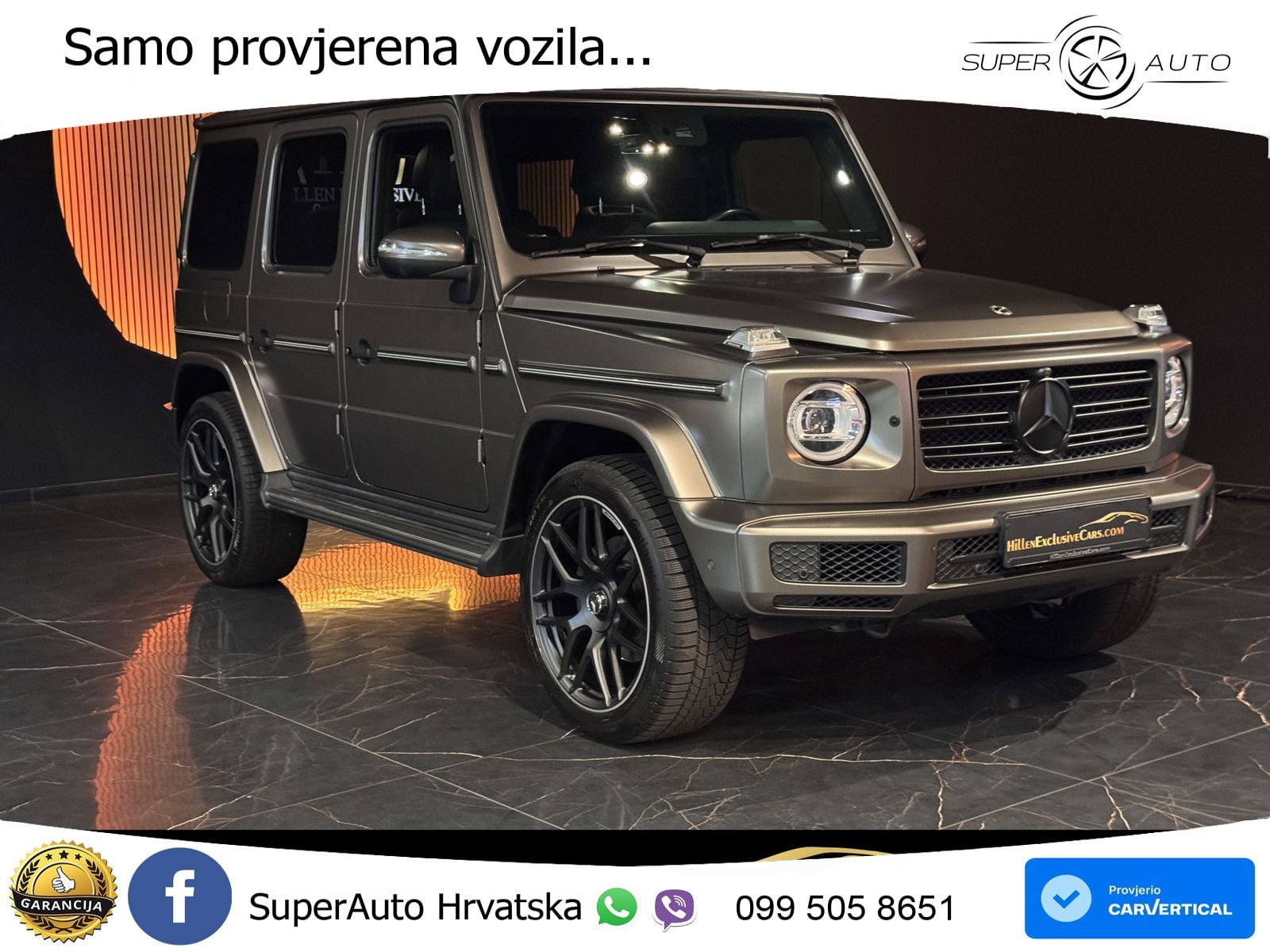 Mercedes G 500 Long V8 (422 KS) 4MATIC 9G-TRONIC ZRAČNI+ACC+4xGR SJED+360