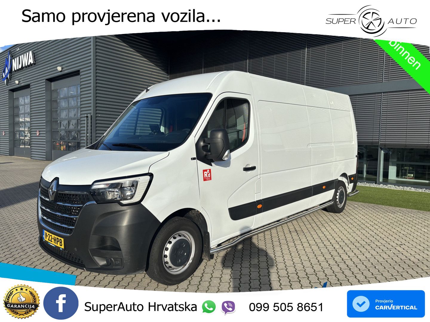 Renault Master T35 135 L3H2 Achteruitrijcamera + PostNL 136 KS