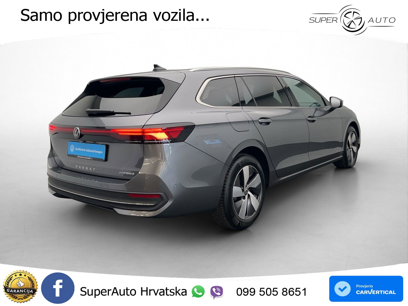 Volkswagen Passat Variant 1.5 TSI (204 KS) eHybrid DSG Business LED+GR SJED+ACC