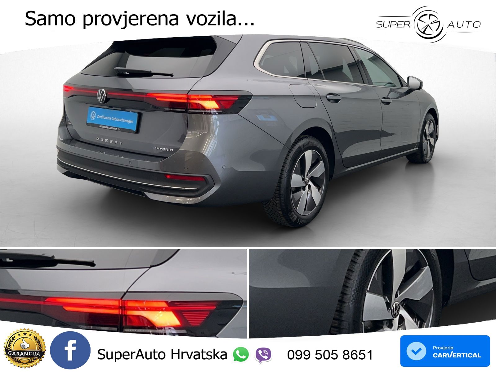 Volkswagen Passat Variant 1.5 TSI (204 KS) eHybrid DSG Business LED+GR SJED+ACC