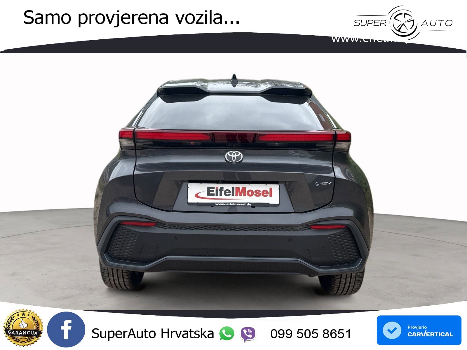 Toyota C-HR 1.8 (140 KS) Hybrid e-CVT Teamplayer LED+GR SJED+ACC