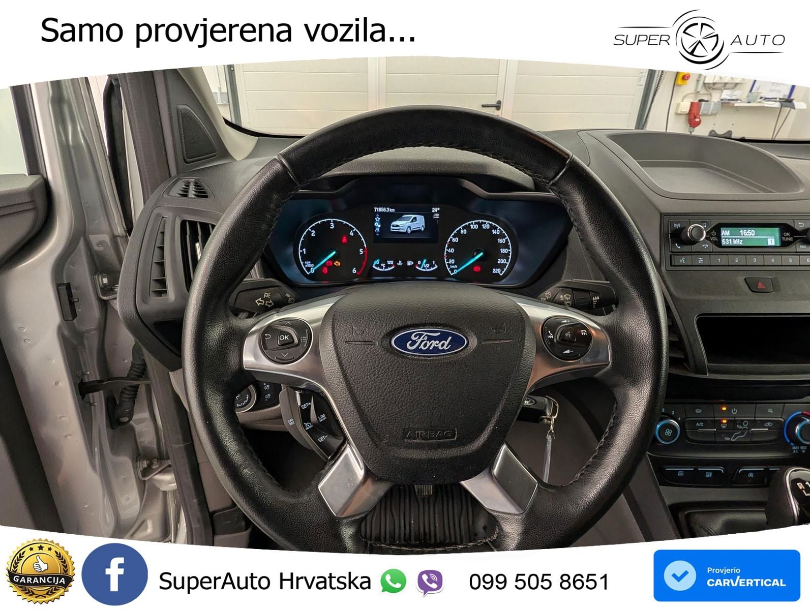 Ford Transit Connect 1.5 Trend 230 L2 Klima+Tempo+PPS 120 KS