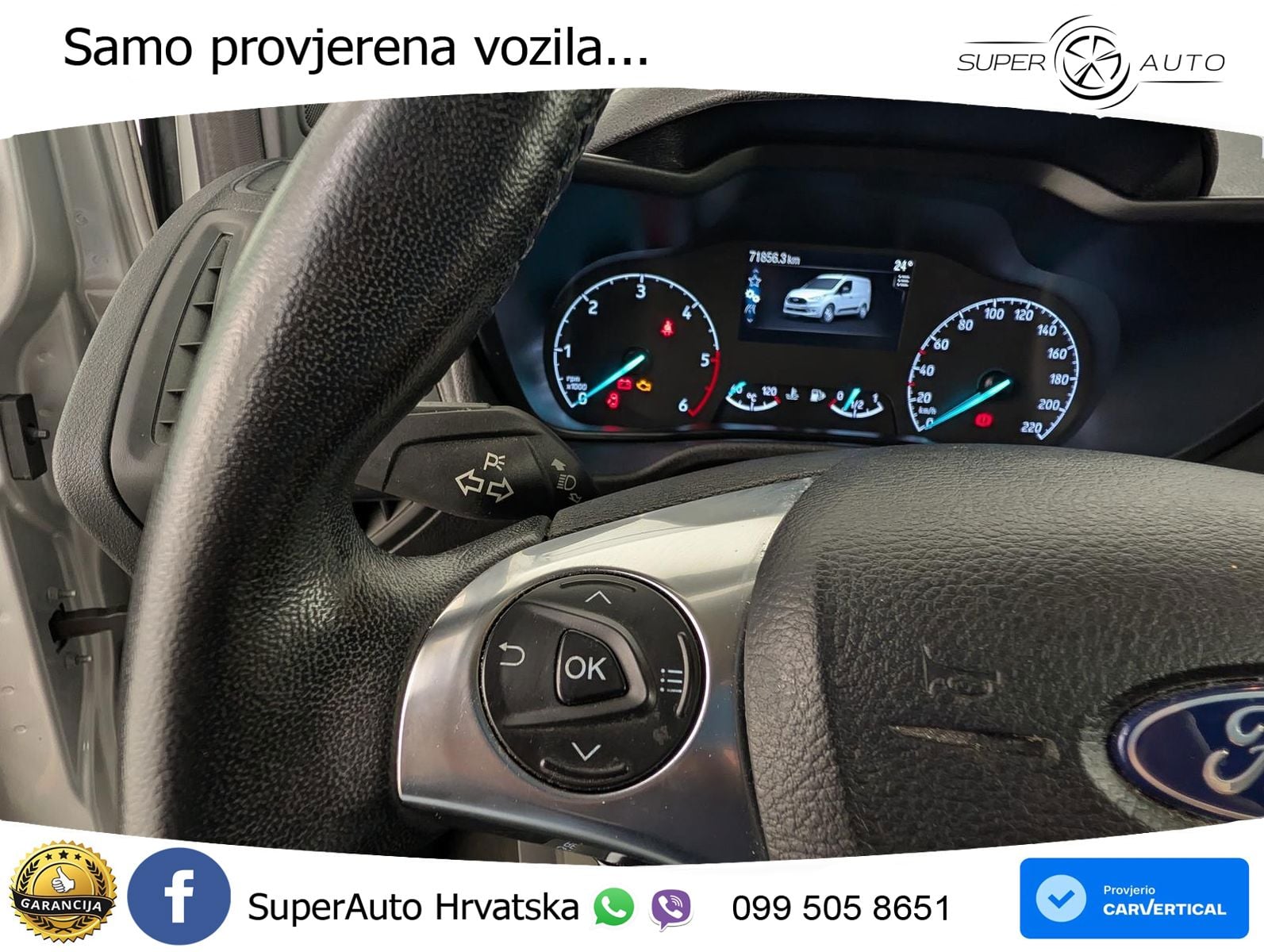 Ford Transit Connect 1.5 Trend 230 L2 Klima+Tempo+PPS 120 KS