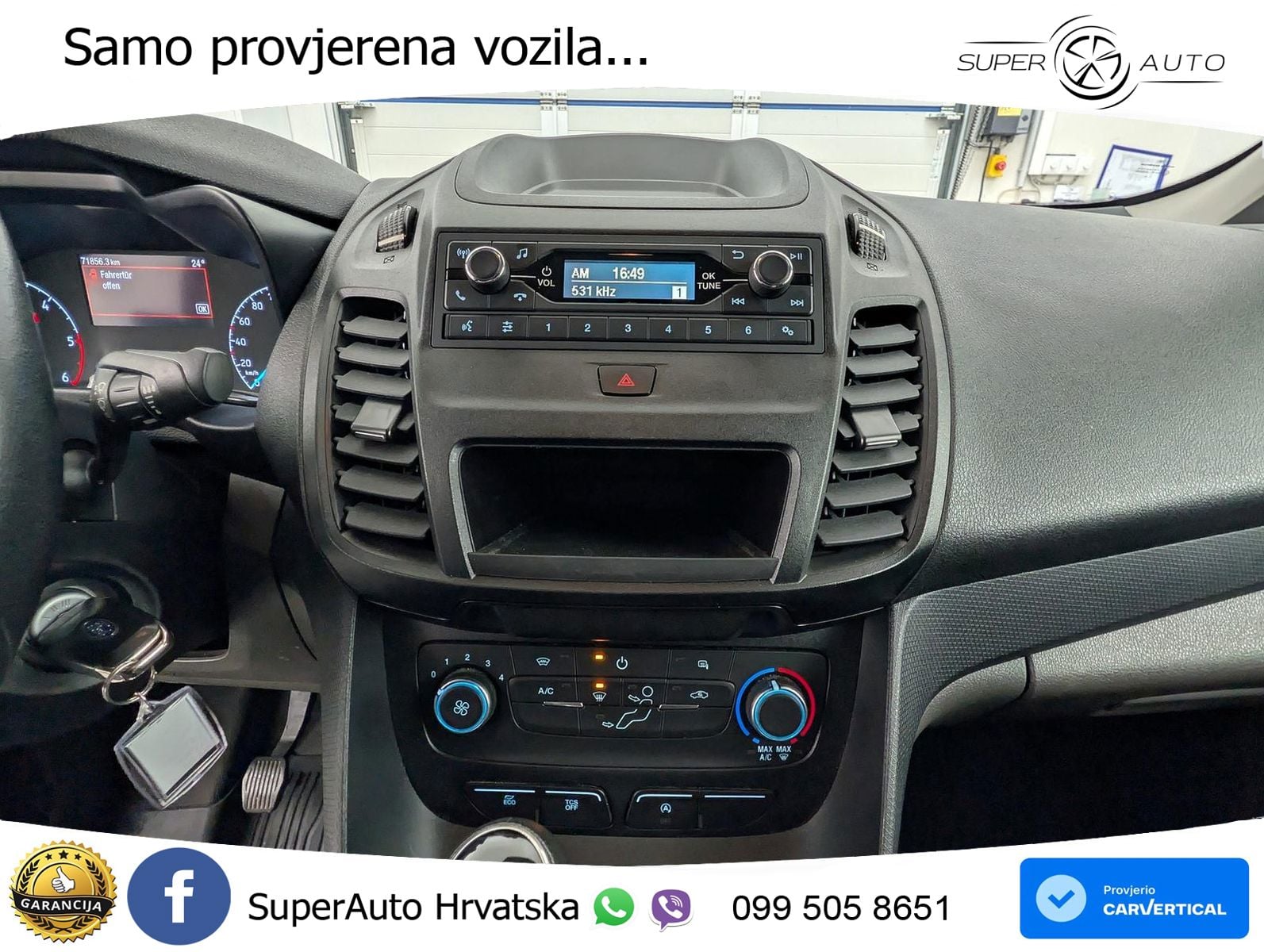 Ford Transit Connect 1.5 Trend 230 L2 Klima+Tempo+PPS 120 KS