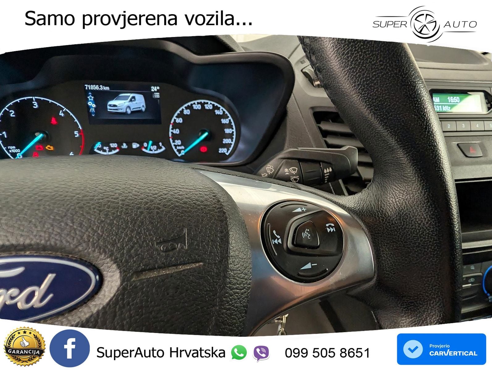 Ford Transit Connect 1.5 Trend 230 L2 Klima+Tempo+PPS 120 KS