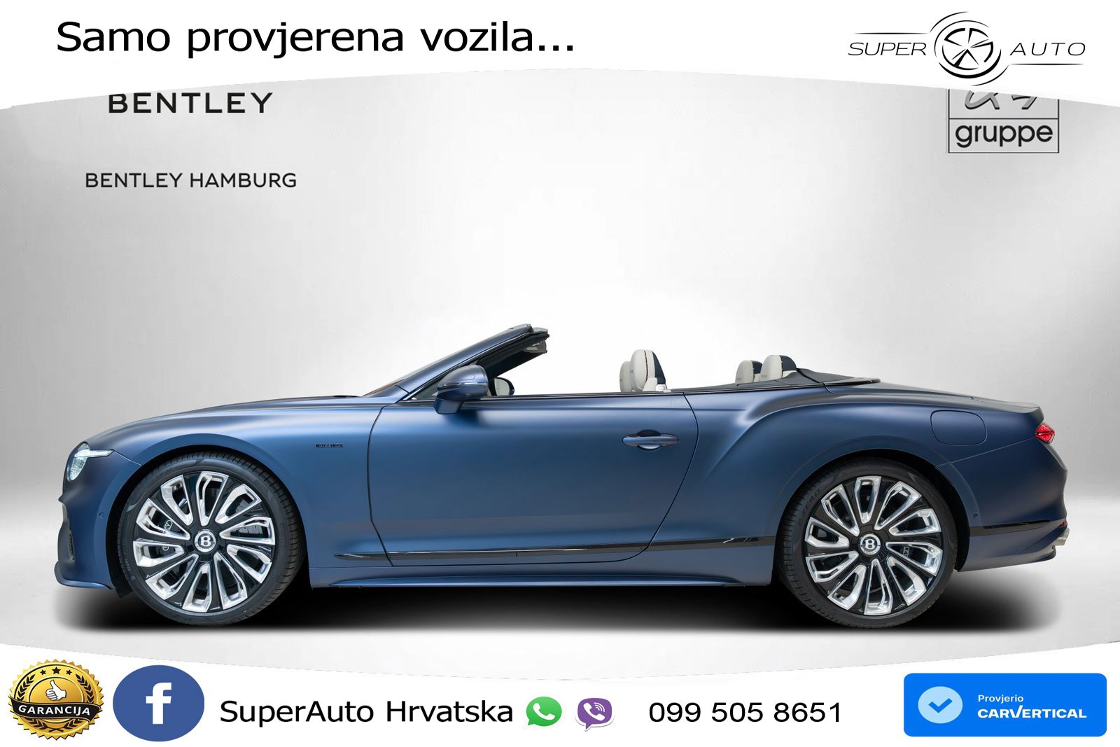 Bentley Continental GTC IV 4.0 V8 TFSi (782 KS) AWD DCT LED+GR SJED+ACC
