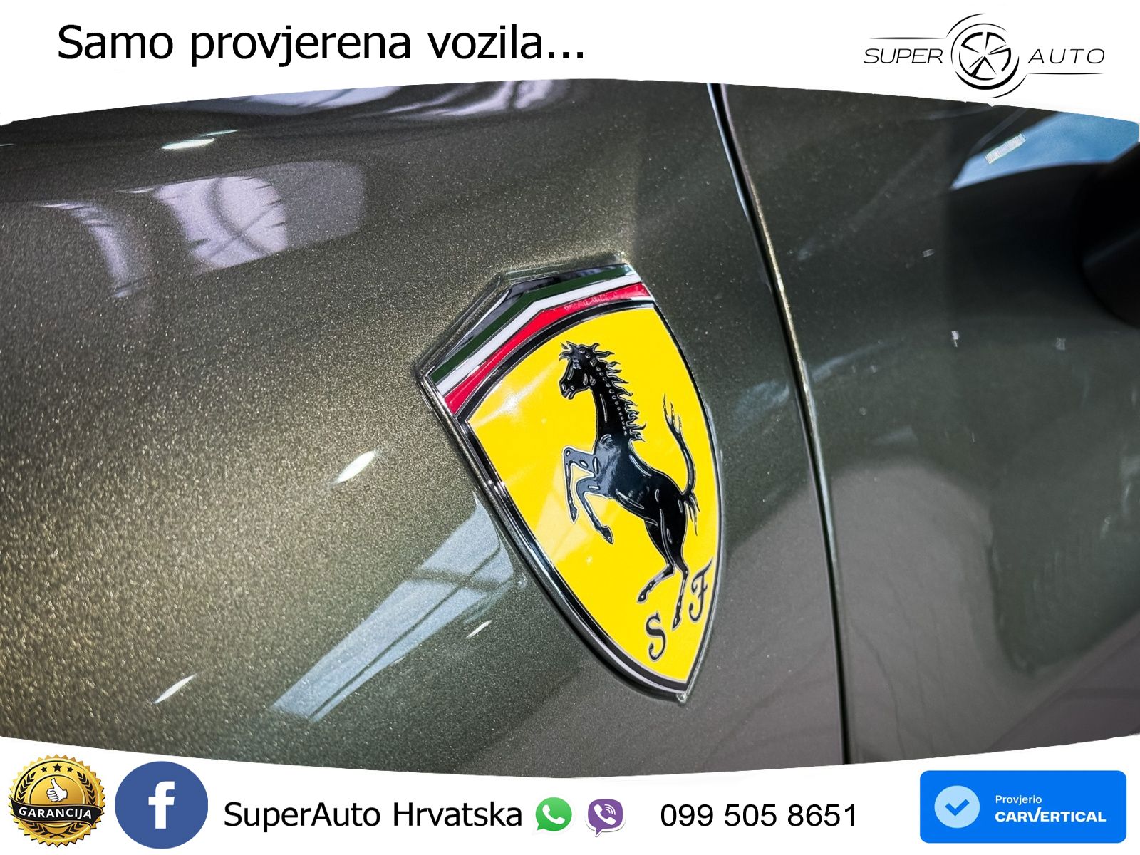 Ferrari 296 GTB 3.0 V6 (830 KS) F1 DCT LED+GR SJED+ACC