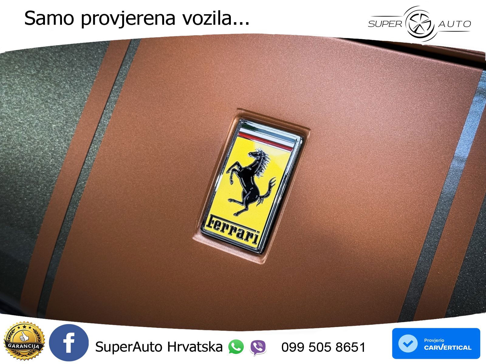 Ferrari 296 GTB 3.0 V6 (830 KS) F1 DCT LED+GR SJED+ACC