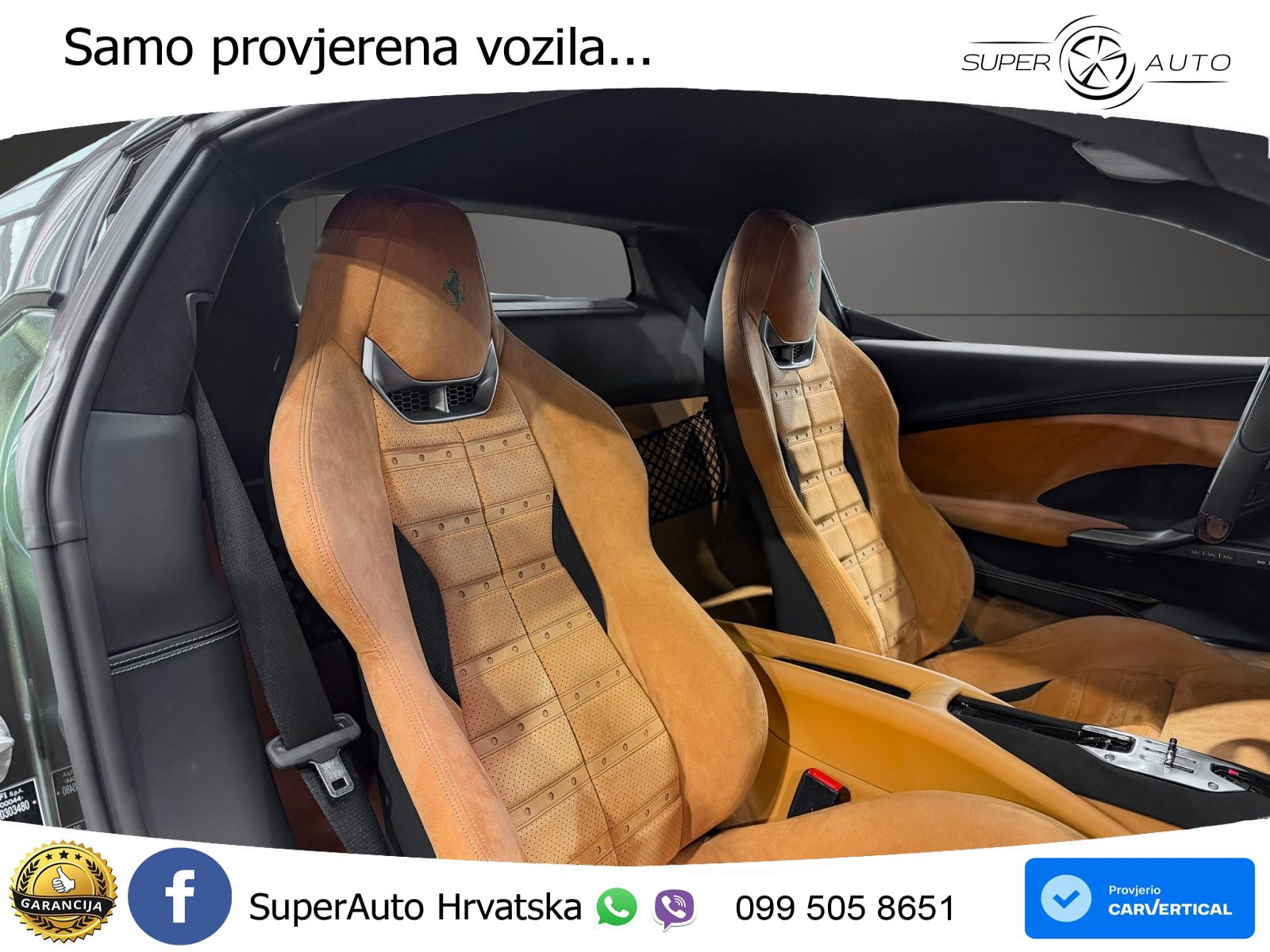 Ferrari 296 GTB 3.0 V6 (830 KS) F1 DCT LED+GR SJED+ACC