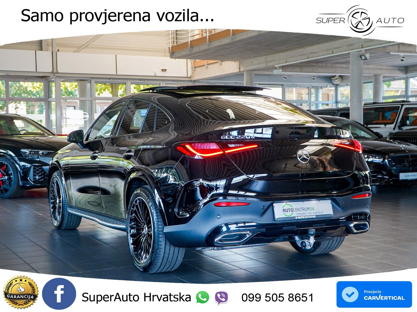 Mercedes GLC Coupe 220d (197 KS) 4MATIC 9G-TRONIC AMG ACC+HEAD+GR SJED+360+PANO