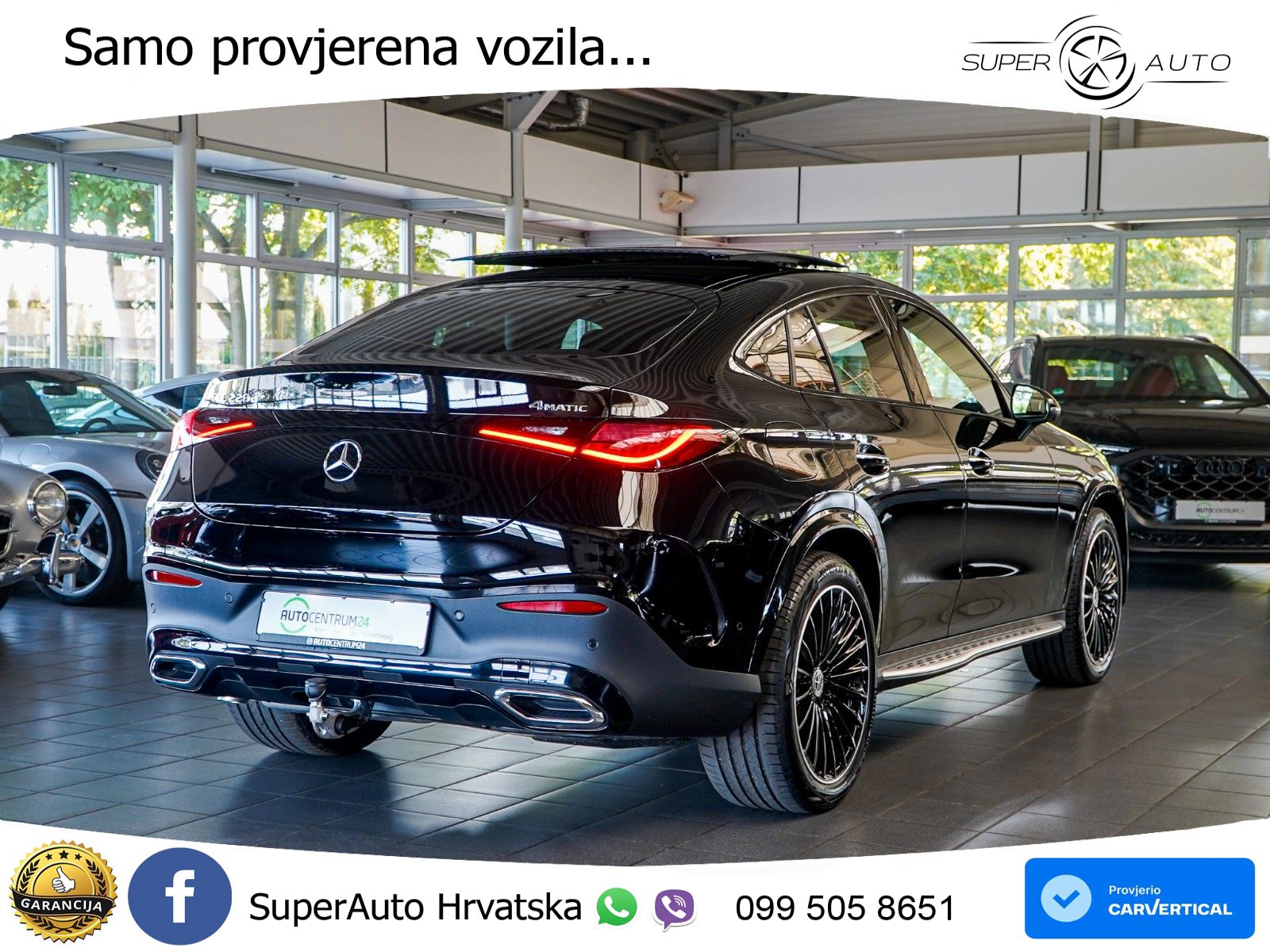 Mercedes GLC Coupe 220d (197 KS) 4MATIC 9G-TRONIC AMG ACC+HEAD+GR SJED+360+PANO