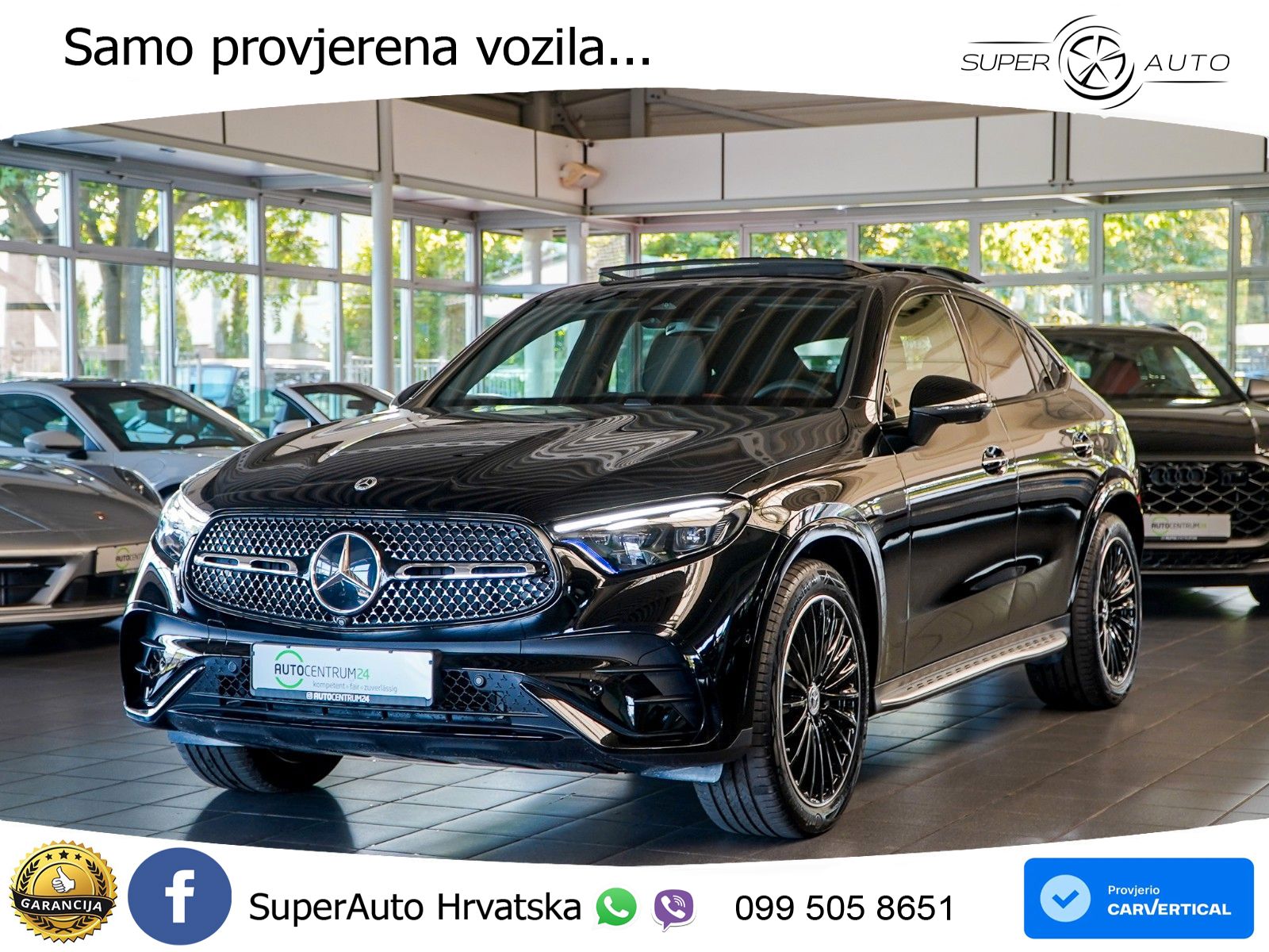 Mercedes GLC Coupe 220d (197 KS) 4MATIC 9G-TRONIC AMG ACC+HEAD+GR SJED+360+PANO