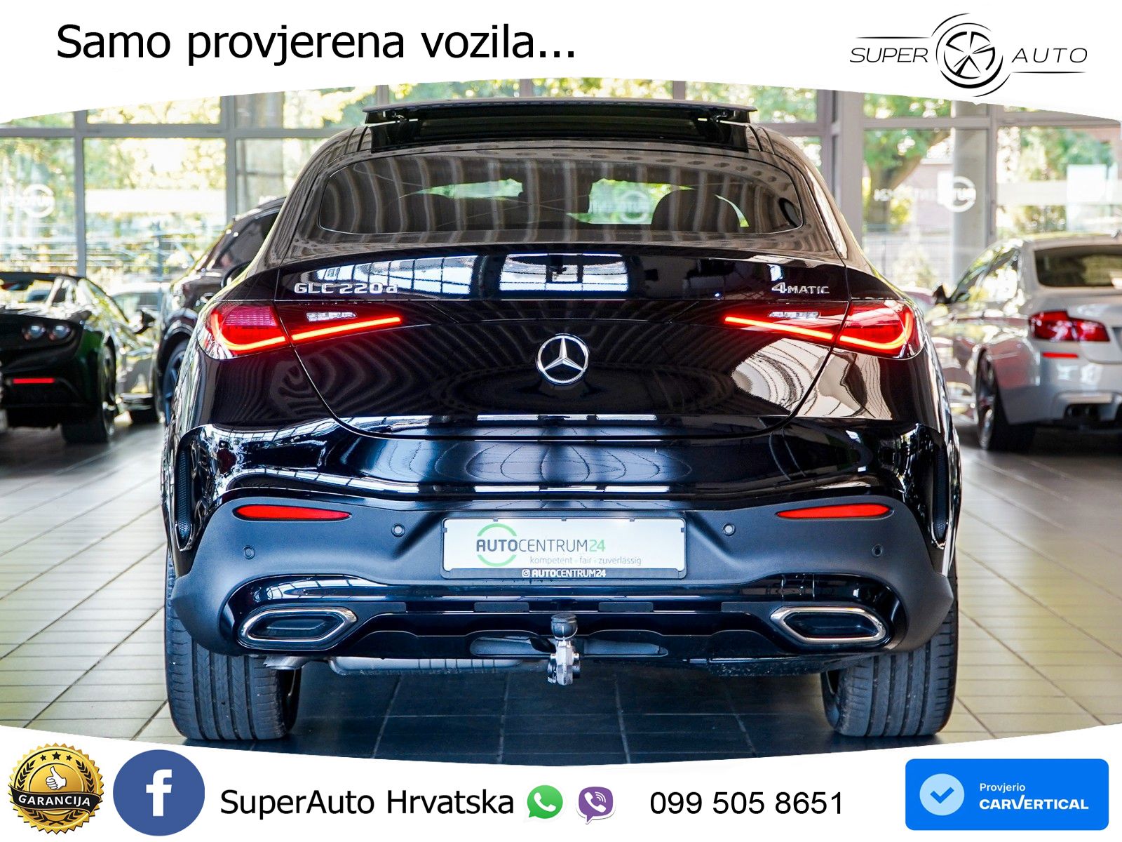 Mercedes GLC Coupe 220d (197 KS) 4MATIC 9G-TRONIC AMG ACC+HEAD+GR SJED+360+PANO