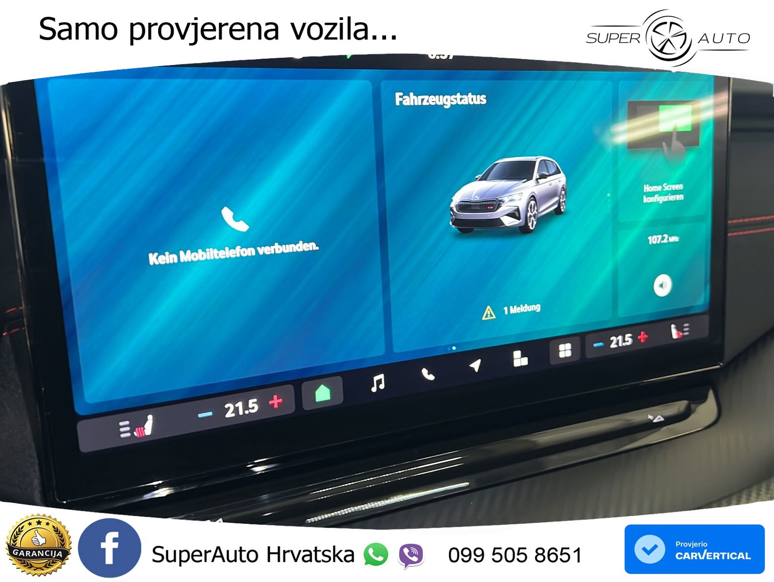 Škoda Octavia Combi RS 2.0 TSI (265 KS) DSG MATRIX+GR SJED+KAM