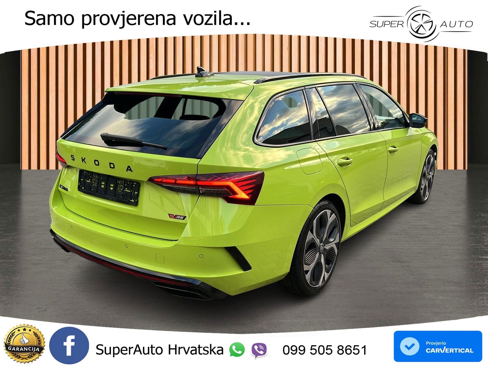 Škoda Octavia Combi RS 2.0 TSI (265 KS) DSG MATRIX+GR SJED+KAM
