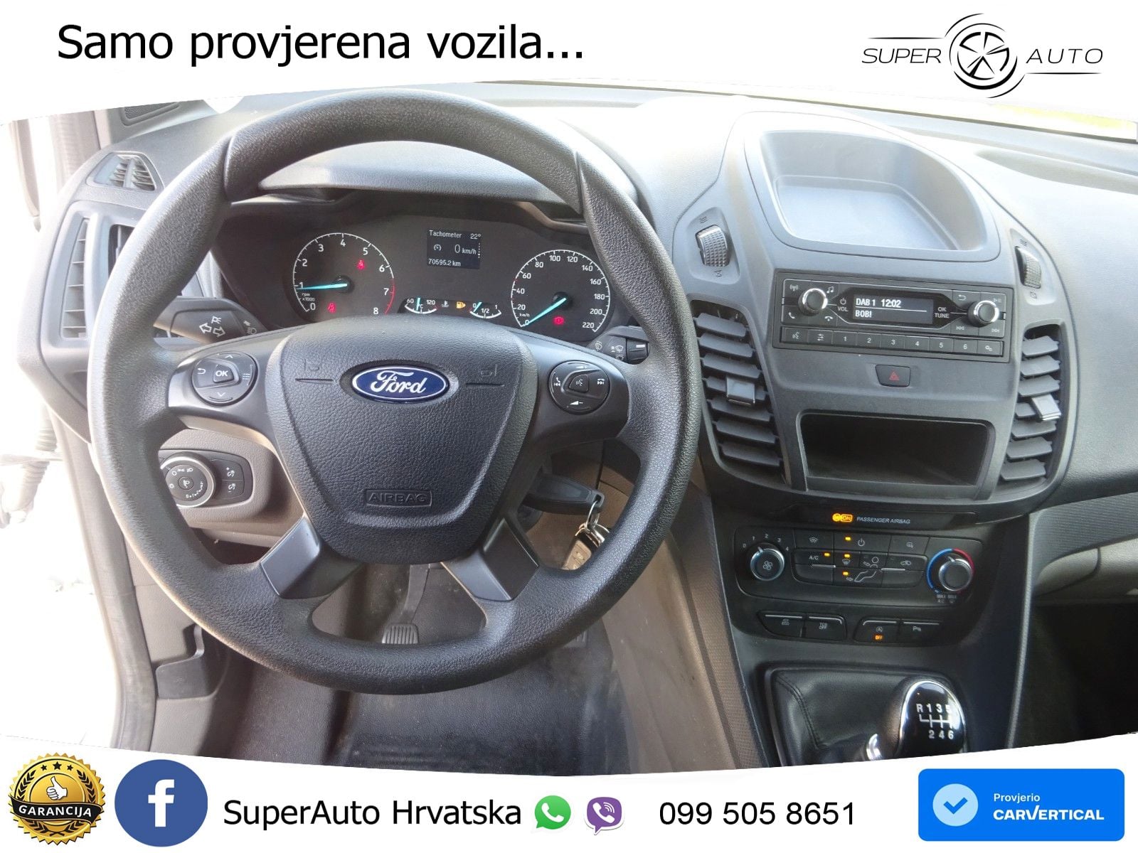 Ford Transit Connect Kasten 100PS Trend Klima PPS 101 KS