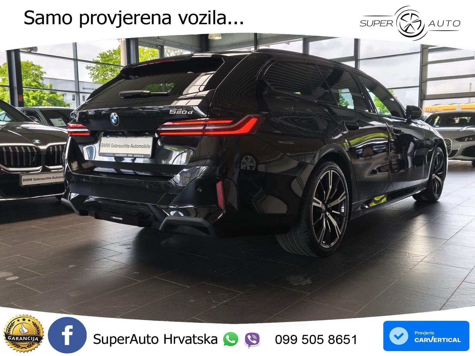 BMW 520d Touring (197 KS) xDrive Steptronic M Sport LED+GR SJED+ACC