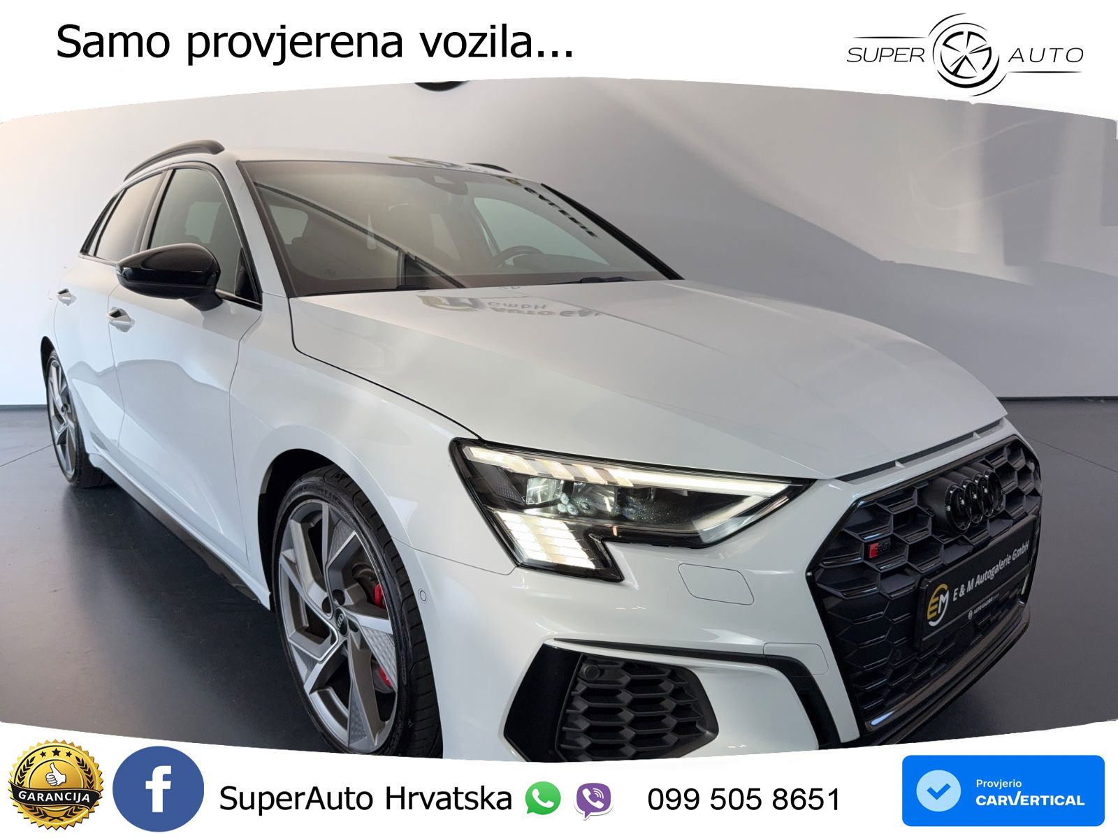 Audi S3 2.0 TFSI (310 KS) quattro S tronic LED+GR SJED+ACC