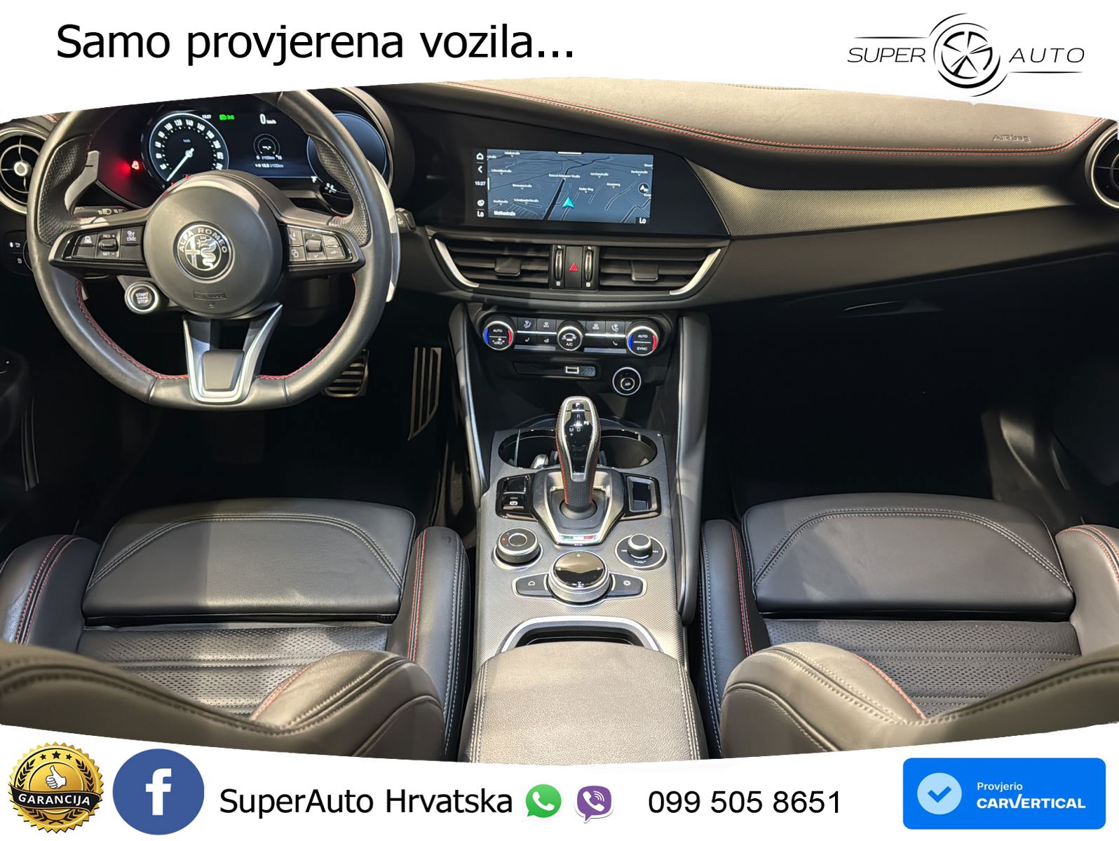 Alfa Romeo Giulia 2.0 Turbo (280 KS) Q4 Automatic LED+GR SJED+ACC