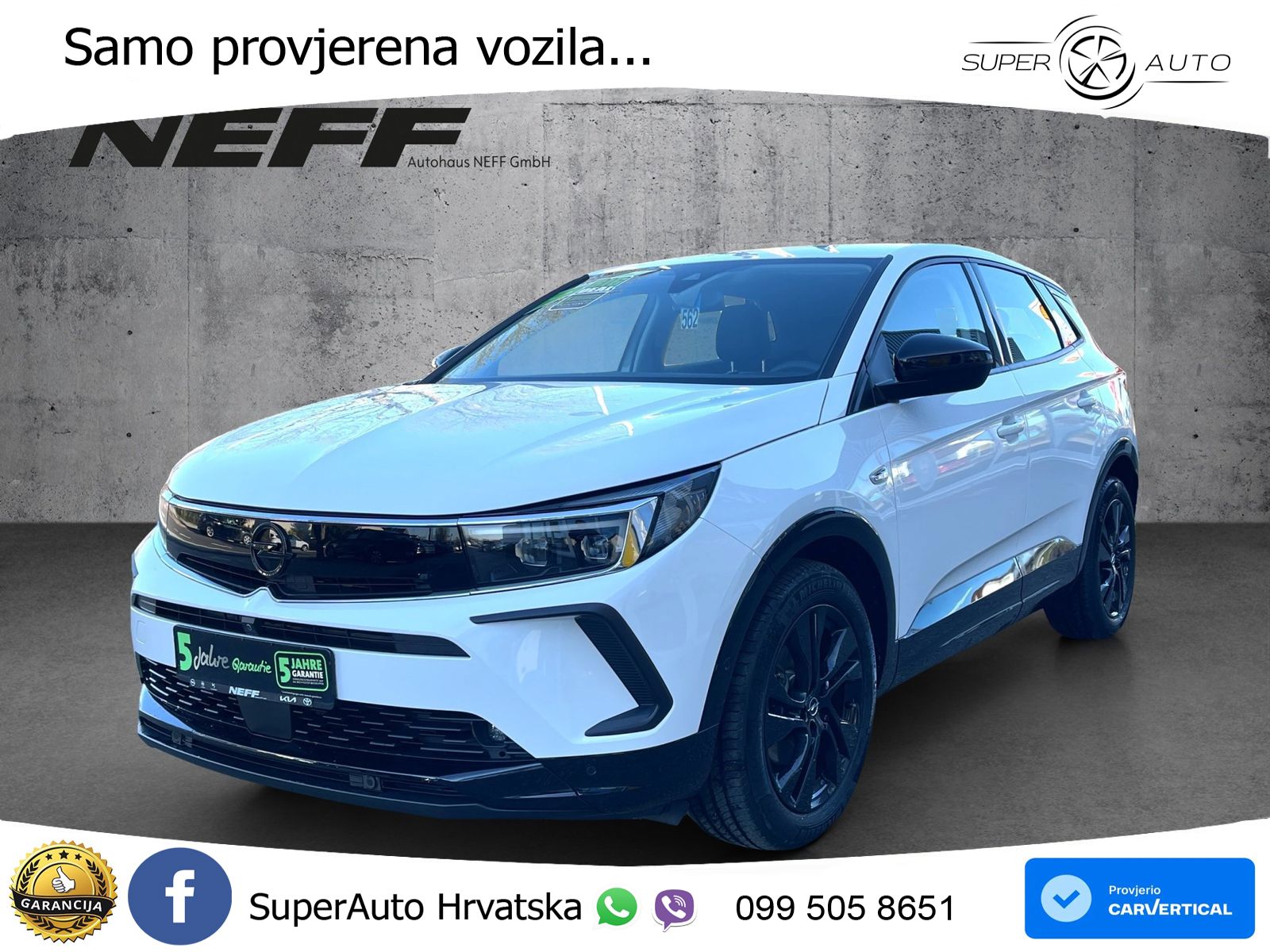 Opel Grandland 1.2 Turbo (136 KS)  e-DCT GS LED+GR SJED+ACC