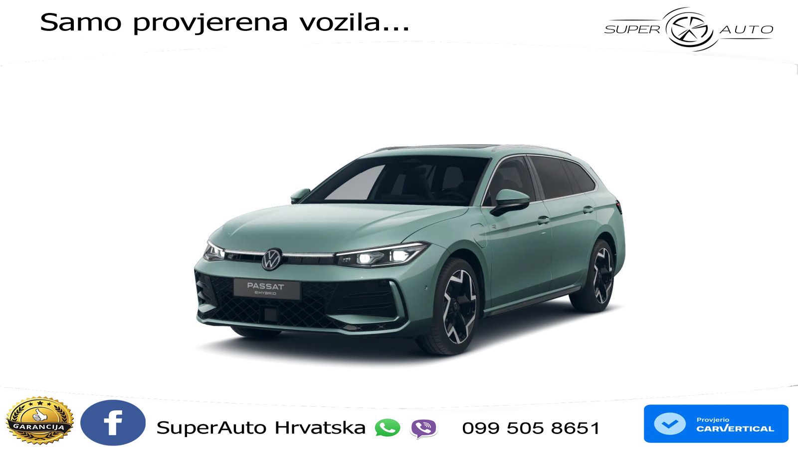 Volkswagen Passat Variant 1.5 TSI (272 KS) eHybrid DSG R-Line LED+GR SJED+ACC