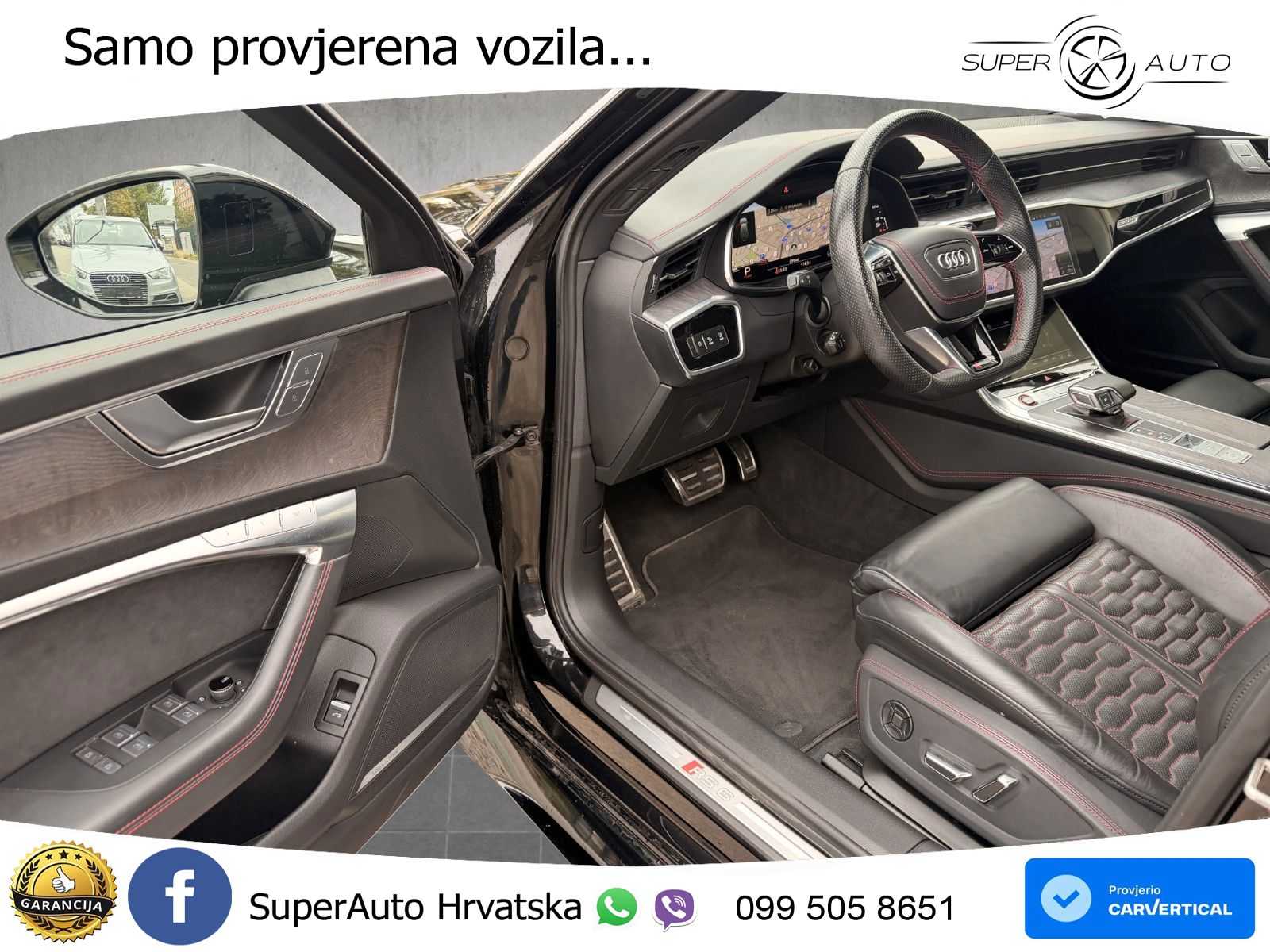 Audi RS6 Avant 4.0 TFSI V8 (600 KS) quattro Tiptronic ZRAČNI+ACC+4xGR SJED+KAM
