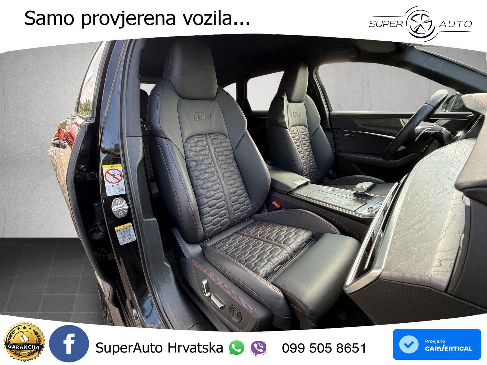 Audi RS6 Avant 4.0 TFSI V8 (600 KS) quattro Tiptronic ZRAČNI+ACC+4xGR SJED+KAM