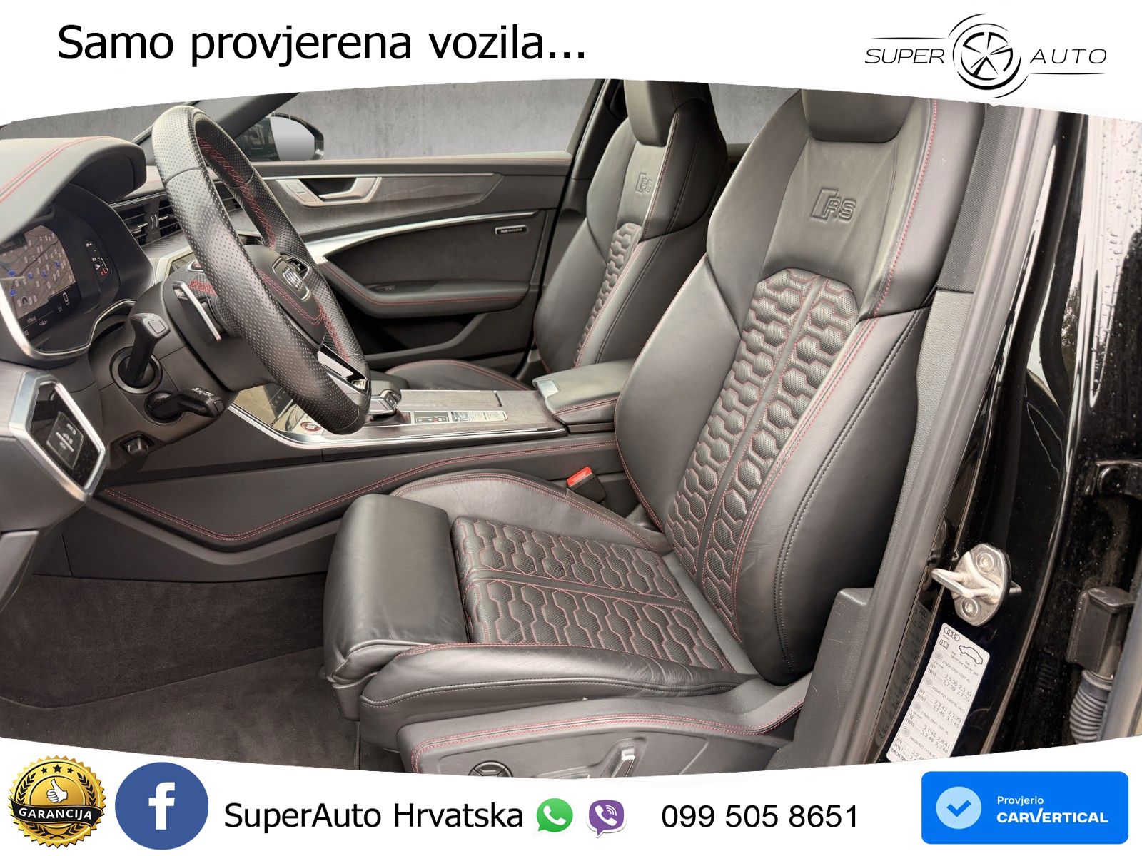 Audi RS6 Avant 4.0 TFSI V8 (600 KS) quattro Tiptronic ZRAČNI+ACC+4xGR SJED+KAM