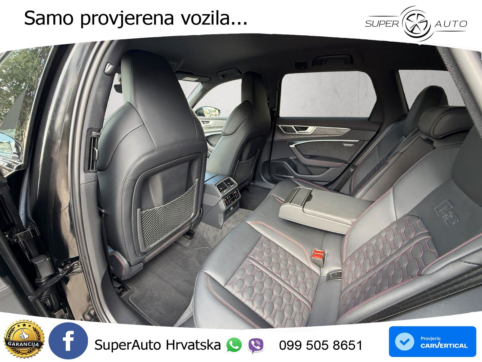 Audi RS6 Avant 4.0 TFSI V8 (600 KS) quattro Tiptronic ZRAČNI+ACC+4xGR SJED+KAM