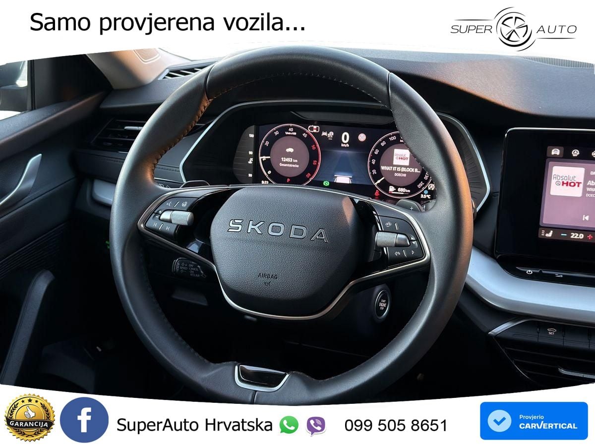 Škoda Octavia Combi 2.0 TDI (150 KS) DSG Selection LED+GR SJED+ACC