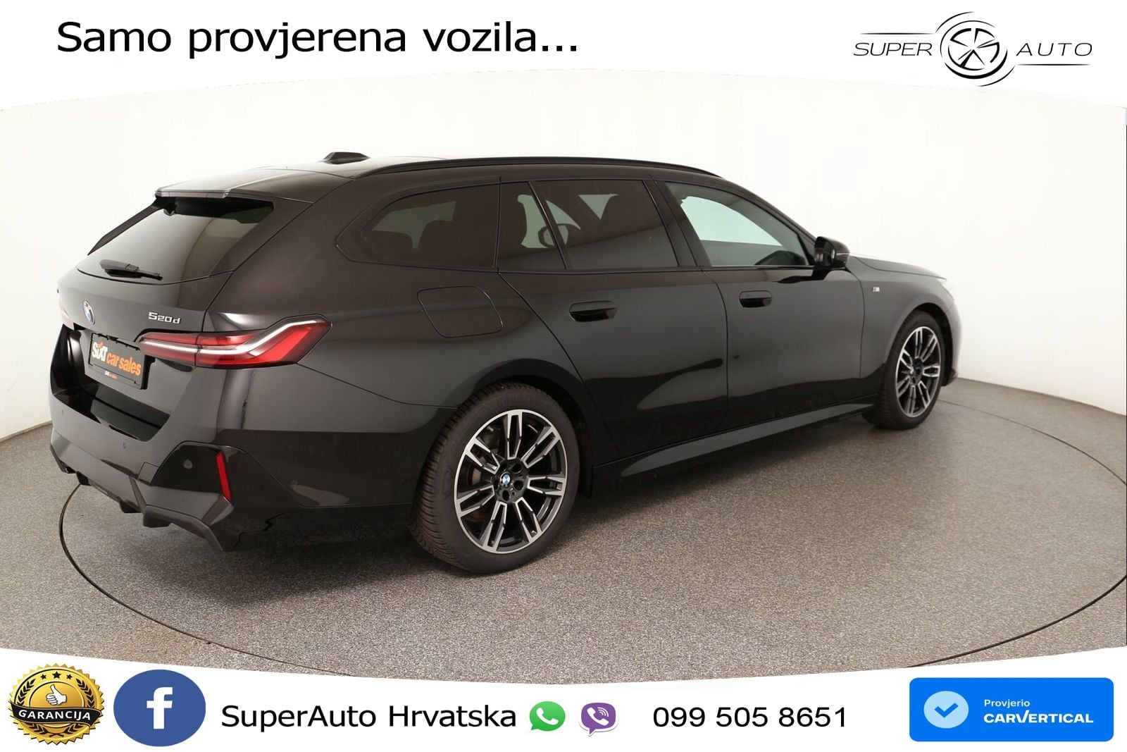 BMW 520d Touring (197 KS) xDrive Steptronic M Sport ACC+HEAD+4xGR SJED+360+PANO