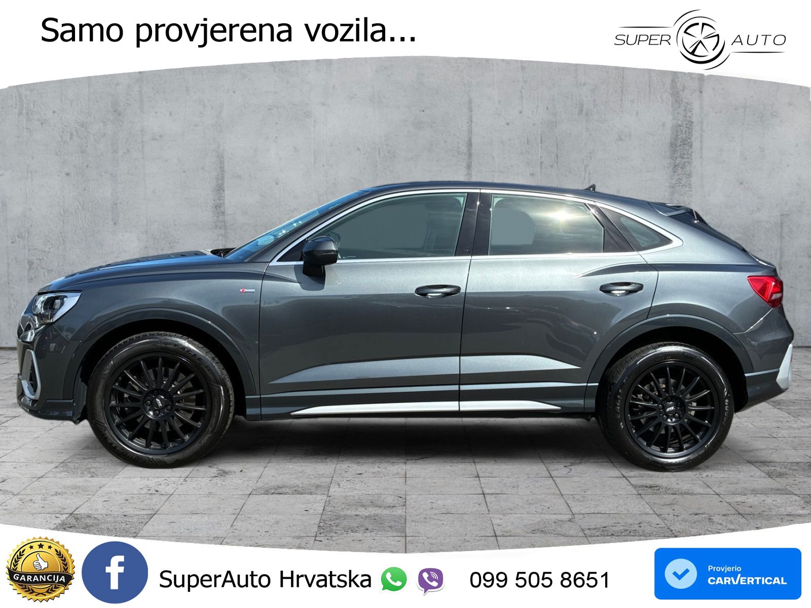 Audi Q3 Sportback 40 TDI (200 KS) quattro S tronic S line LED+GR SJED+ACC