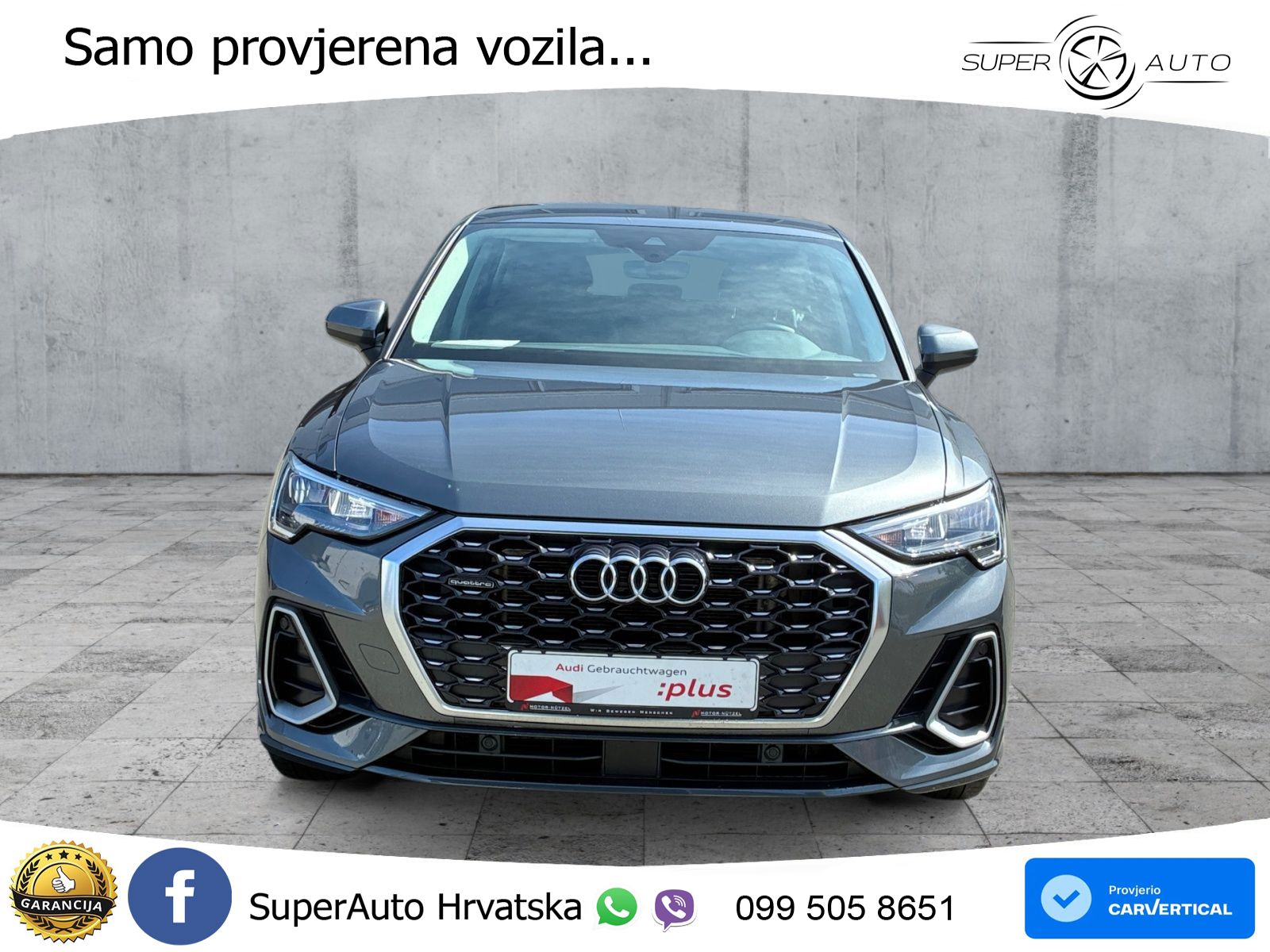 Audi Q3 Sportback 40 TDI (200 KS) quattro S tronic S line LED+GR SJED+ACC